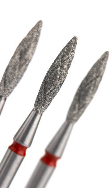 Фреза алмазна macrO X-AIR, "полум'я безпечне", червона насічка, d 023  X-AIR 263.140.023 фото