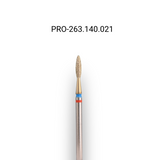 Фреза алмазна macrO TWIN PRO, "полум'я безпечне", червоно-синя насічка, d 021 PRO-263.140.021 фото