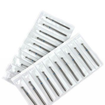 Фрези алмазні macrO 20шт, "куля", синя насічка, d 025 001.190.025-20PCS фото