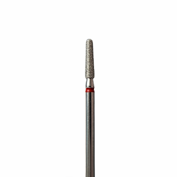 Diamond cutter macrO, "rounded elongated cone", red notch d 025